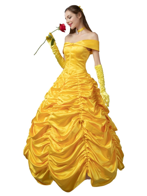 ディズニー ( Disney )　美女と野獣 ( Beauty and the Beast )　ベル ( Belle ) ダンスドレス Ver　 コスチューム　mp002019