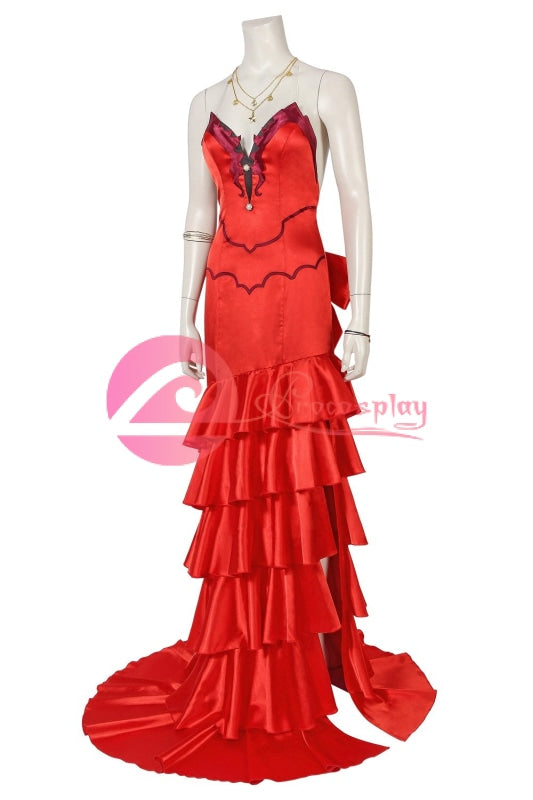 エアリス 赤いドレス Ver コスプレ衣装 ファイナルファンタジーVII 