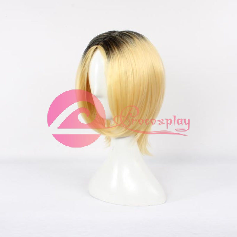 Haikyū!! Kenma Kozume Gold and Black Cosplay Wigs 343B - ProCosplay